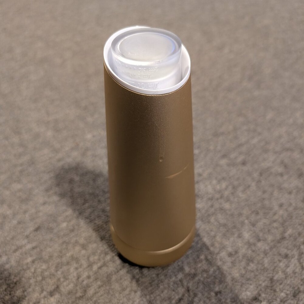 Quip Mouthwash Kit‎ Copper Rose Gold Metal Refillable Dispenser Cup